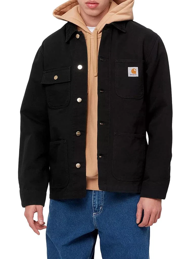 Carhartt WIP MICHIGAN DEARBORN CANVAS JACKET WITH VELVET COLLAR 2