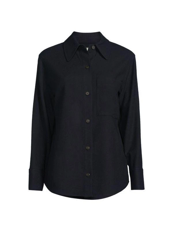 Vince Brushed Wool Blend Shirt 3