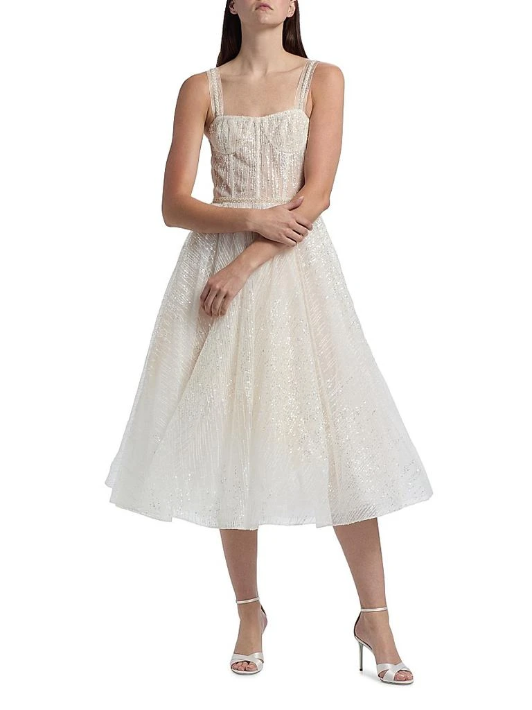 BRONX AND BANCO Mademoiselle Bridal Midi-Dress 3