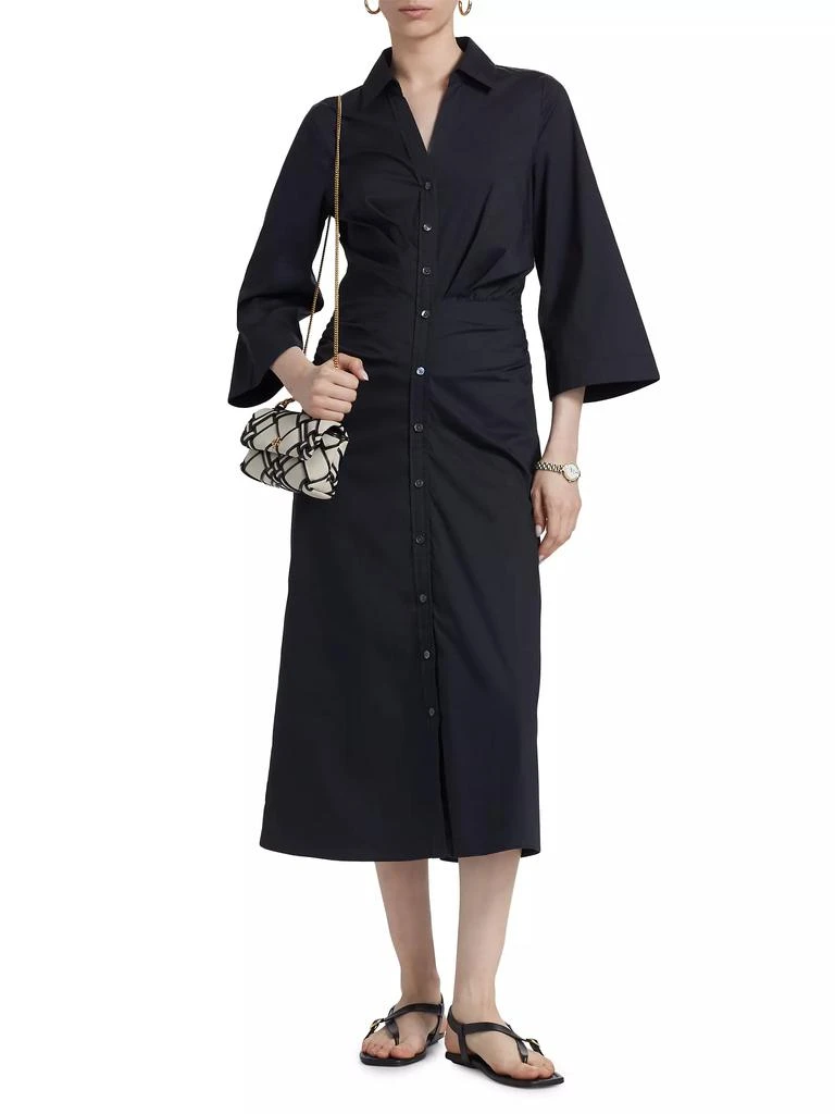 VERONICA BEARD Haydon Cotton-Blend Tailored Shirtdress 3