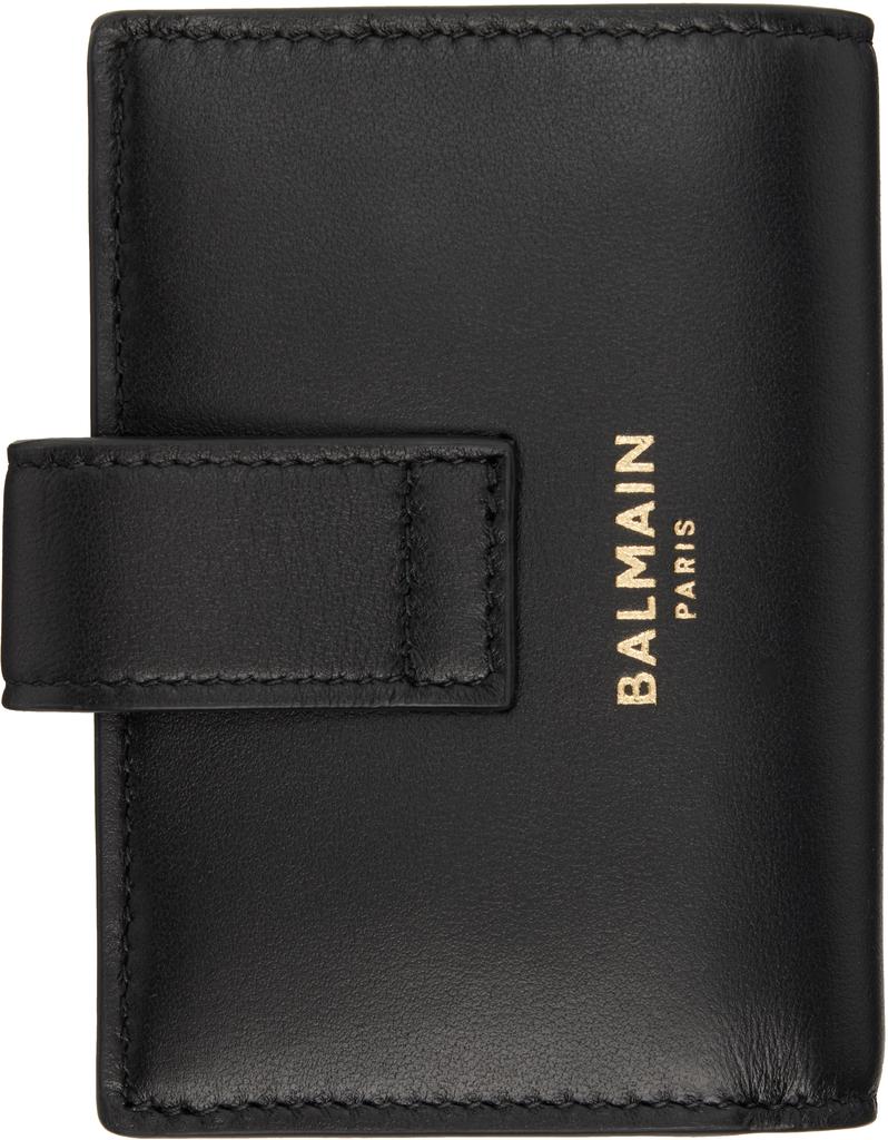 Balmain Black Pulse Leather Wallet