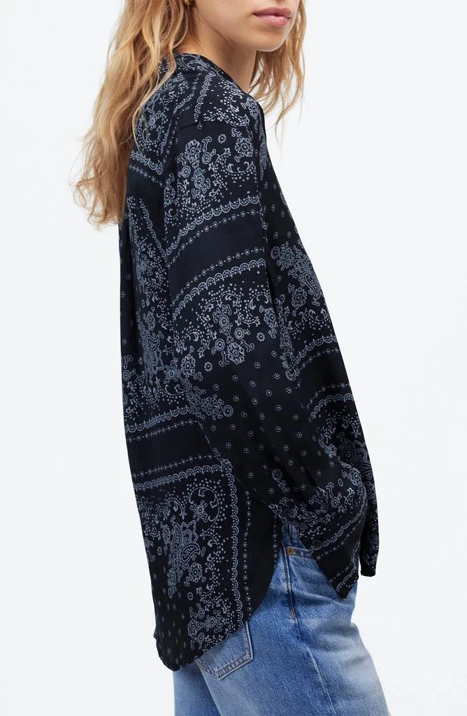 Madewell Bandana Print Relaxed Button-Up Shirt 3