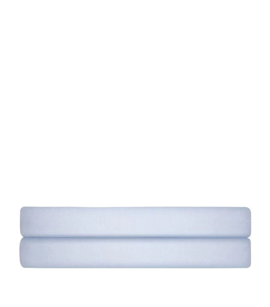 Ralph Lauren Oxford II Blue Emperor Fitted Sheet (200cm x 200cm) 2