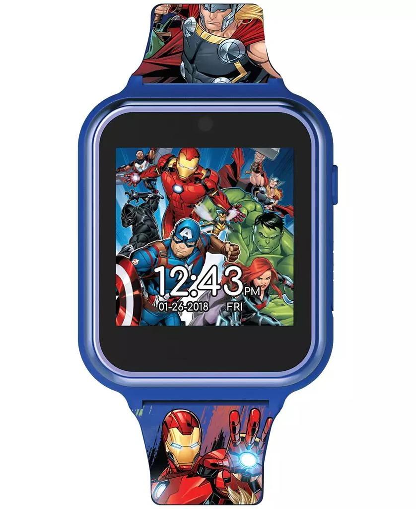 Accutime Kid's Avengers Silicone Strap Touchscreen Smart Watch 46x41mm 1