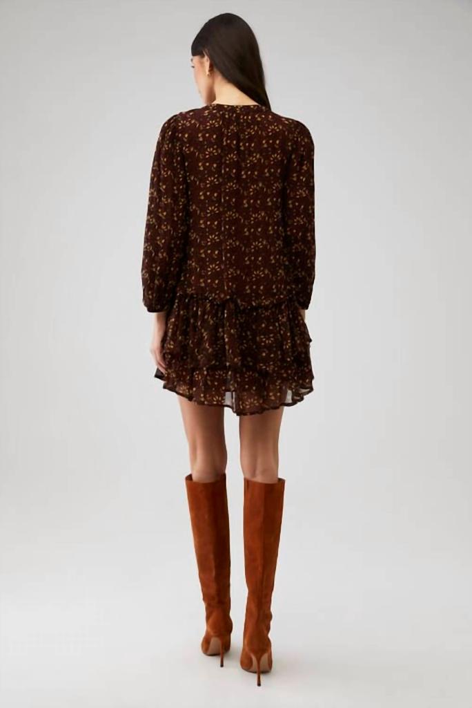 Cleobella Jaslynn Mini Dress In Zadia Block Print