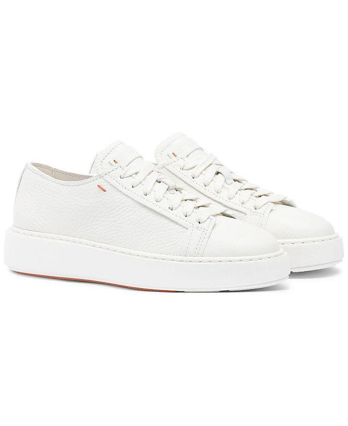 Santoni Women's Anginal Tumbled Leather Sneaker 2