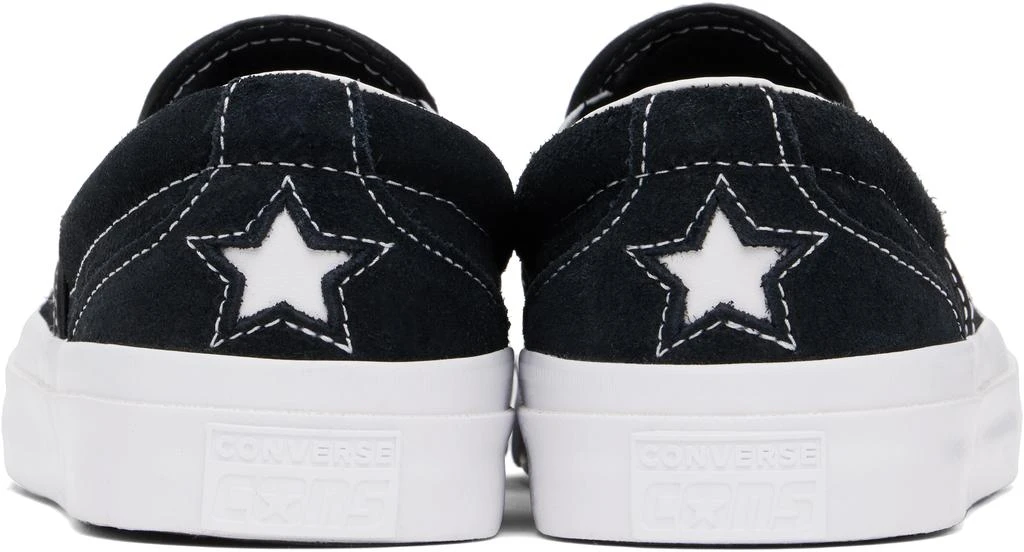 Converse Black One Star CC Pro Suede Slip Sneakers 2