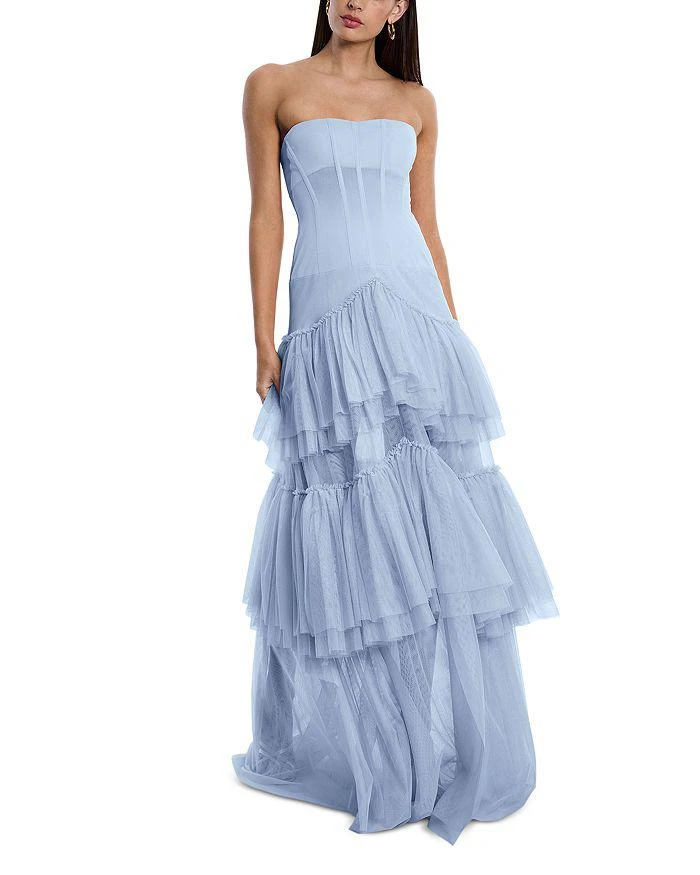 BCBG BCBG Strapless Corset Gown 1