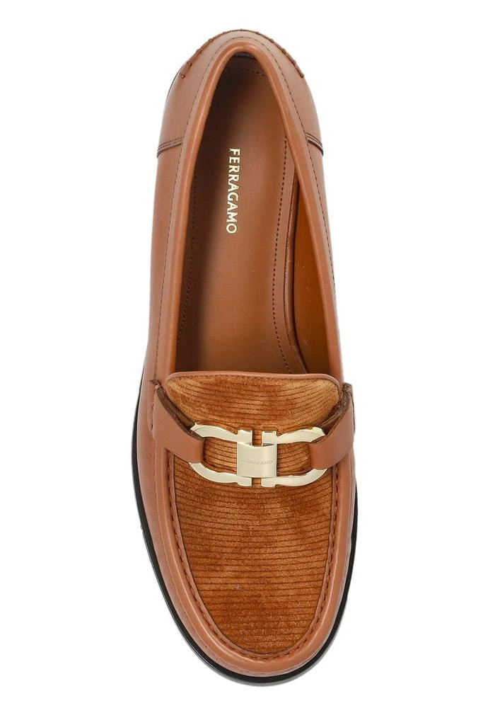Salvatore Ferragamo Ferragamo Panelled Logo-Engraved Loafers 4