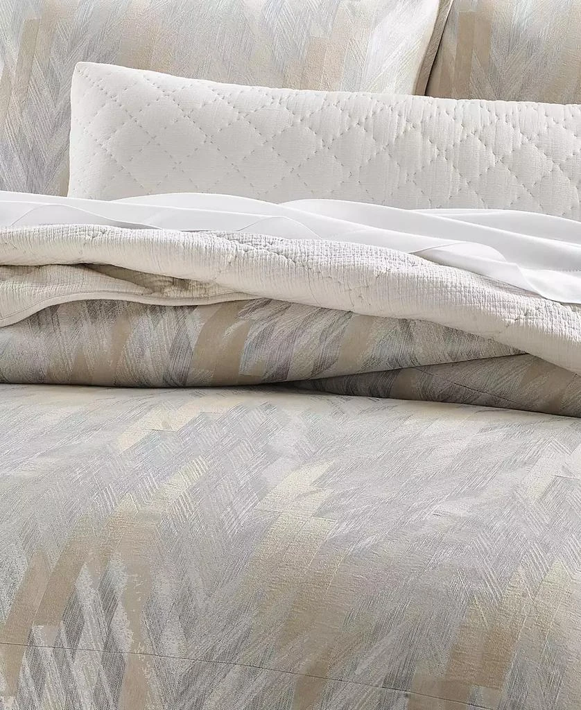 Hotel Collection Textured Chevron 3-Pc. Duvet Cover Set, King, Exclusively at Macy’s 2
