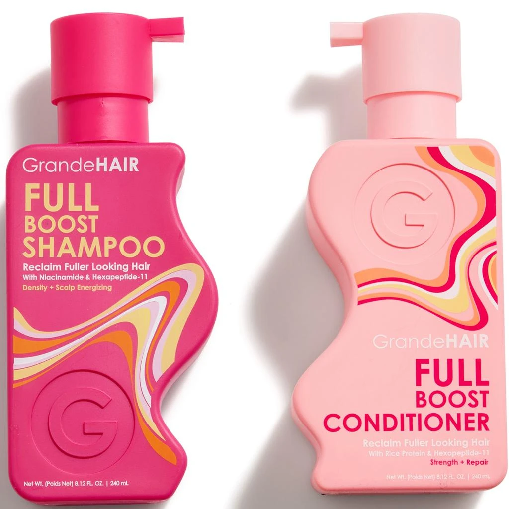 Grande Cosmetics GRANDE Cosmetics GrandeHAIR Full Boost Shampoo & Conditioner Duo 8.12 fl. oz 1