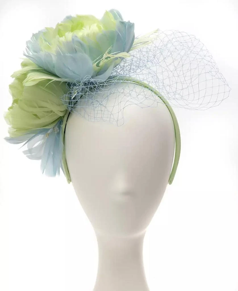 August Hat Company Feather & Flower Fascinator 2