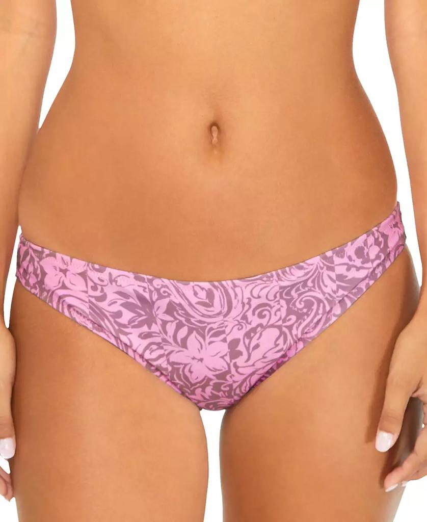 RAISINS Juniors' Lowrider Printed Bikini Bottoms