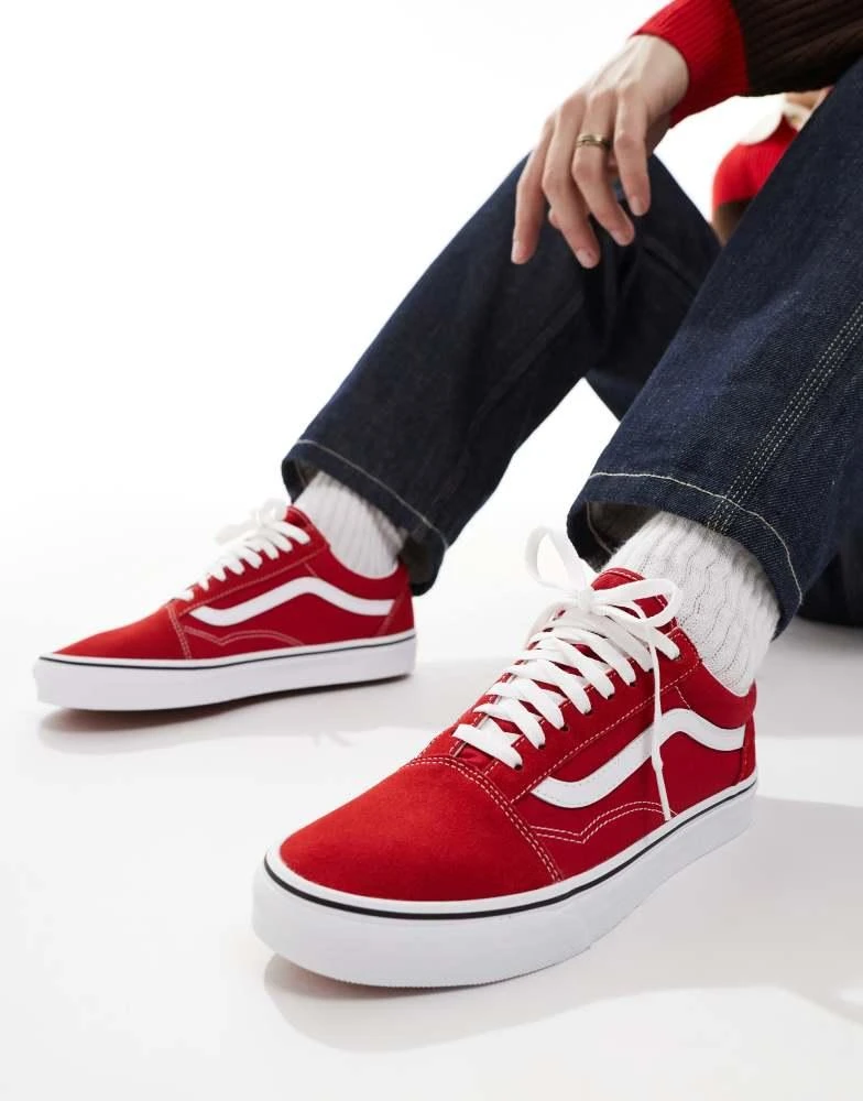 Vans Vans Old skool in racing red/true white 1