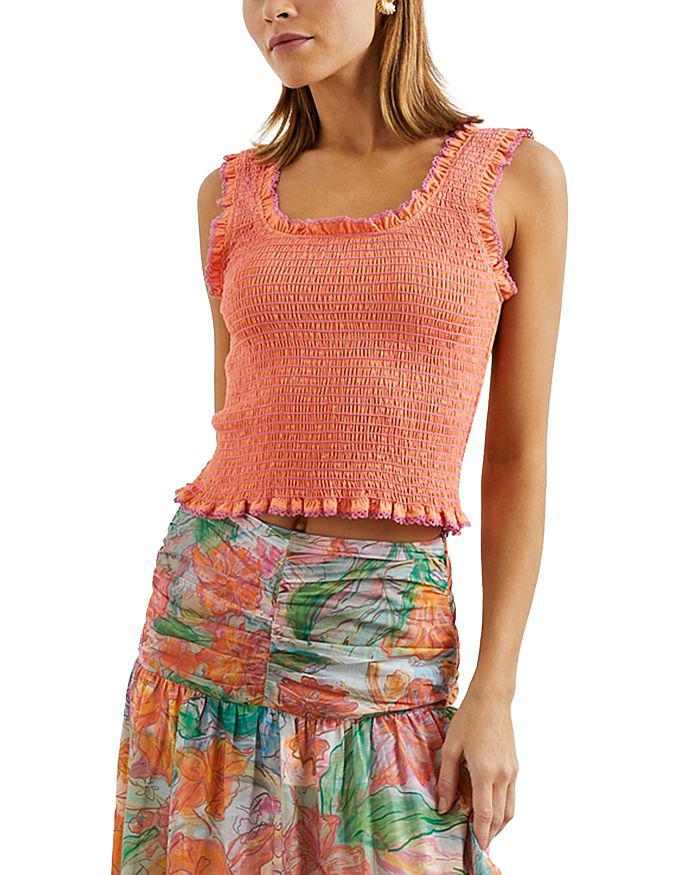 Rails Maxine Smocked Sleeveless Top