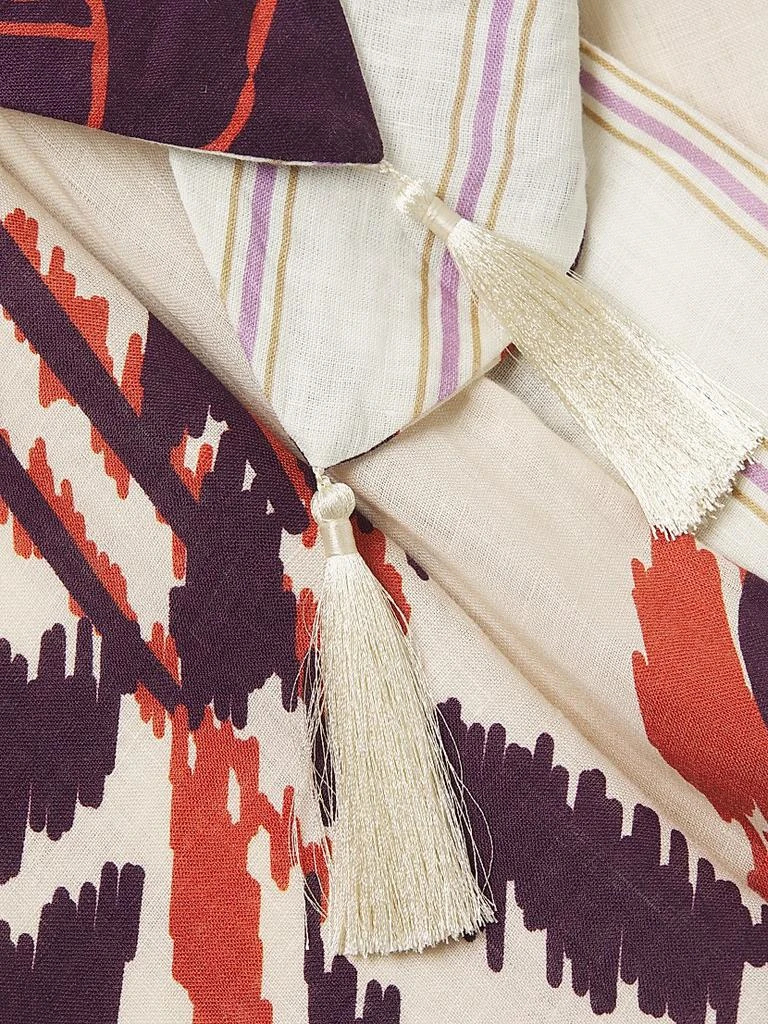 Juan de Dios Mapara Floral Linen Skirt 6