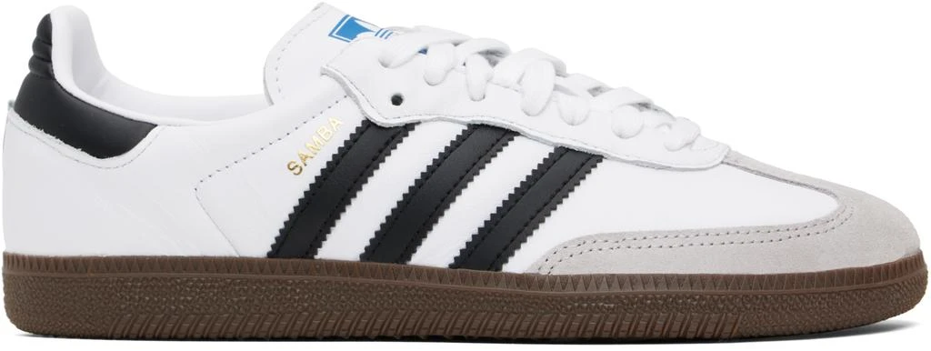 Adidas White Samba OG Sneakers 1
