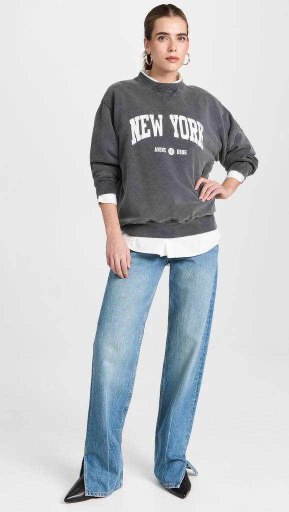 ANINE BING Ramona Sweatshirt University New York 4