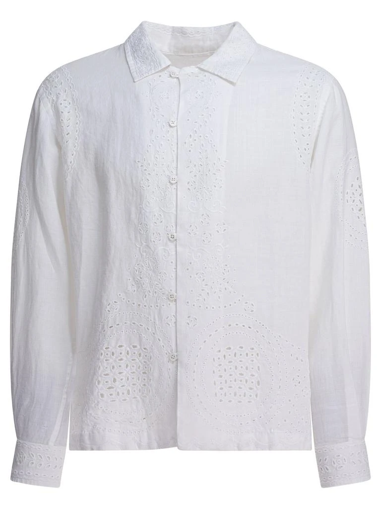BODE Bode Embroidered Long Sleeve Shirt 1