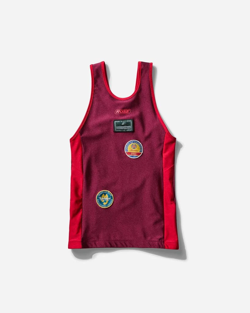 Martine Rose Women's Swim Vest Red / Burgundy 1