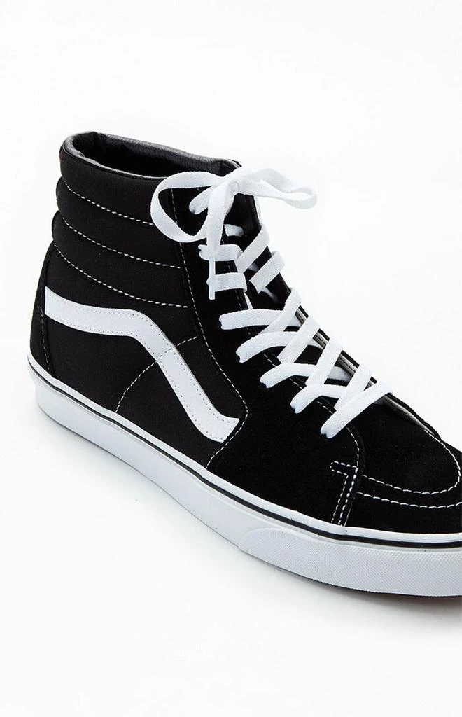 Vans Sk8-Hi Canvas Black & White Shoes 6