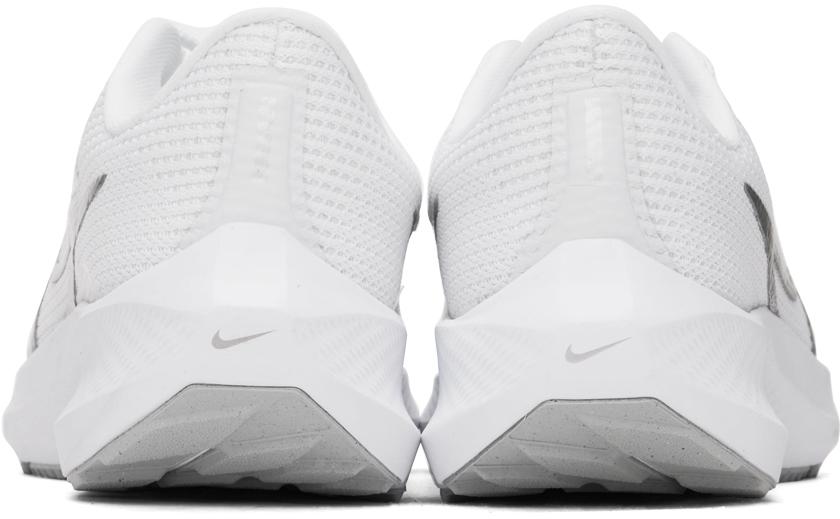 NIKE White Pegasus 40 Sneakers