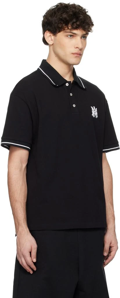 AMIRI Black MA Core Logo Polo 2