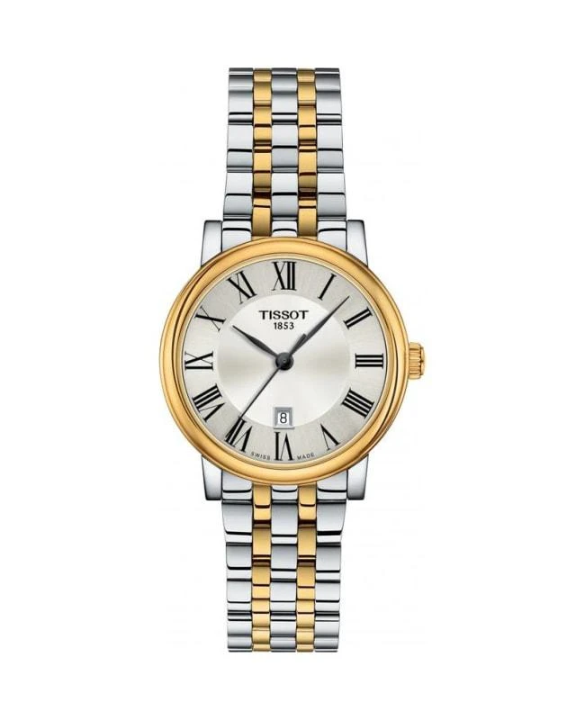 Tissot Tissot T-Classic Carson 30mm Two-tone Women's Watch T122.210.22.033.00 1