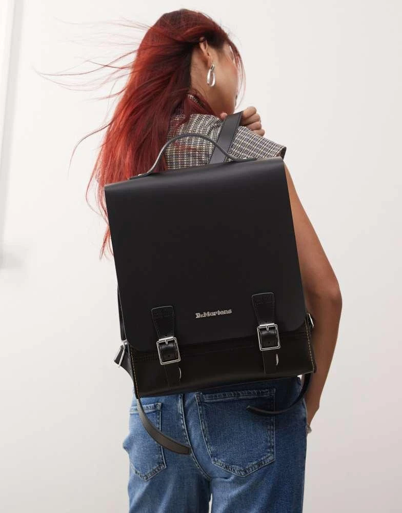 Dr. Martens Dr Martens unisex box backpack in black 4