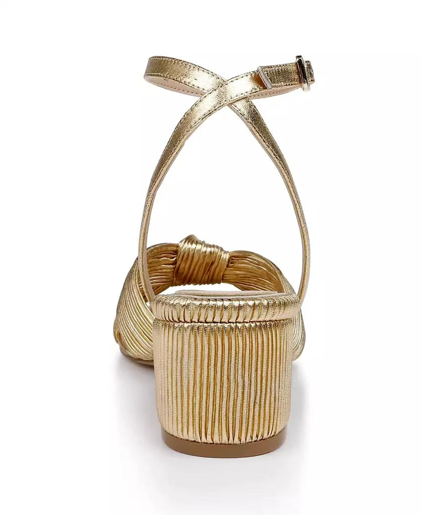 Badgley Mischka Women's Hudson Knot Block Heel Evening Sandals 3