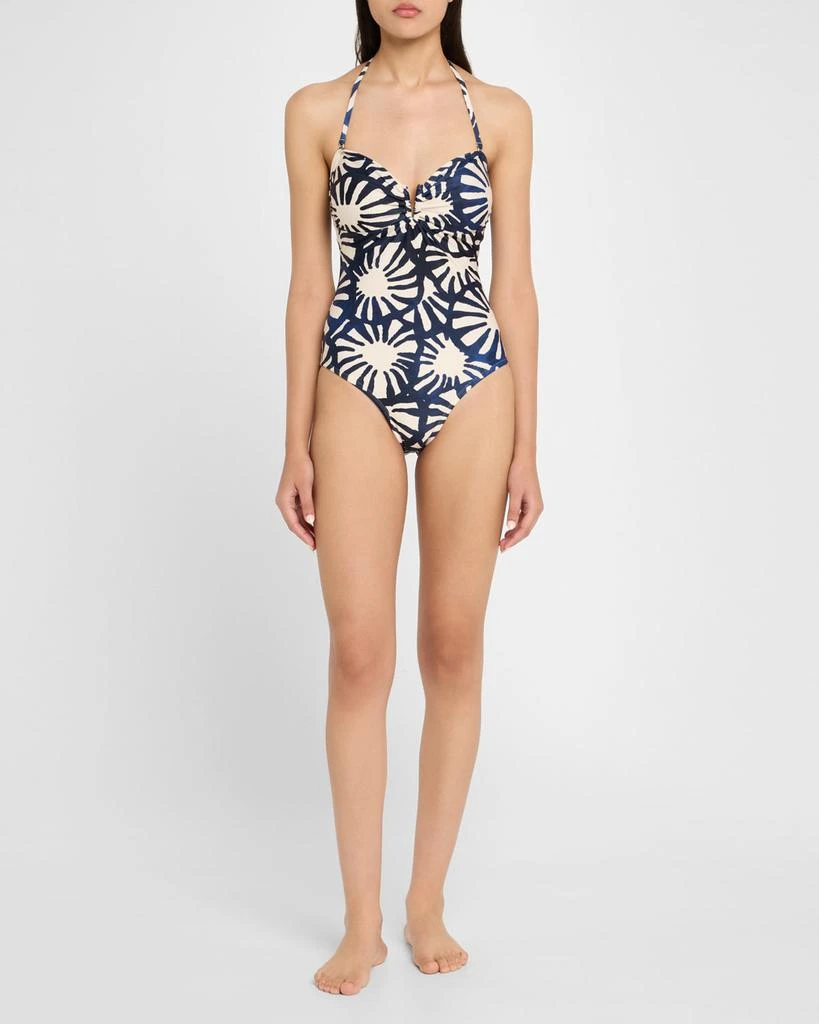 LENNY NIEMEYER Sunflower Bandeau V One-Piece Swimsuit 2