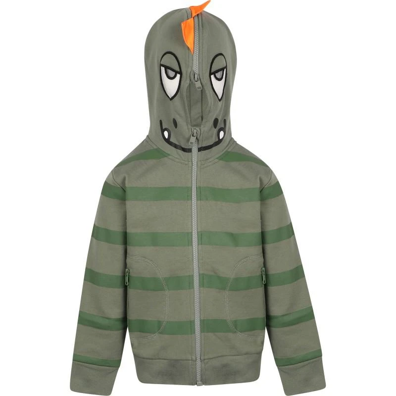 Stella McCartney Gecko bandit zip up hoodie t shirt and bear pocket on the chest green t shirt set 2