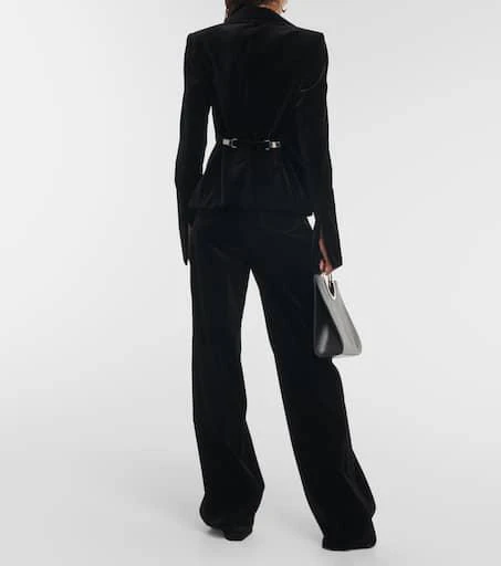 Tom Ford Single-breasted cotton velour blazer 3