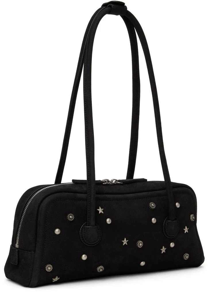 MARGESHERWOOD Black Soft Baguette Bag 3