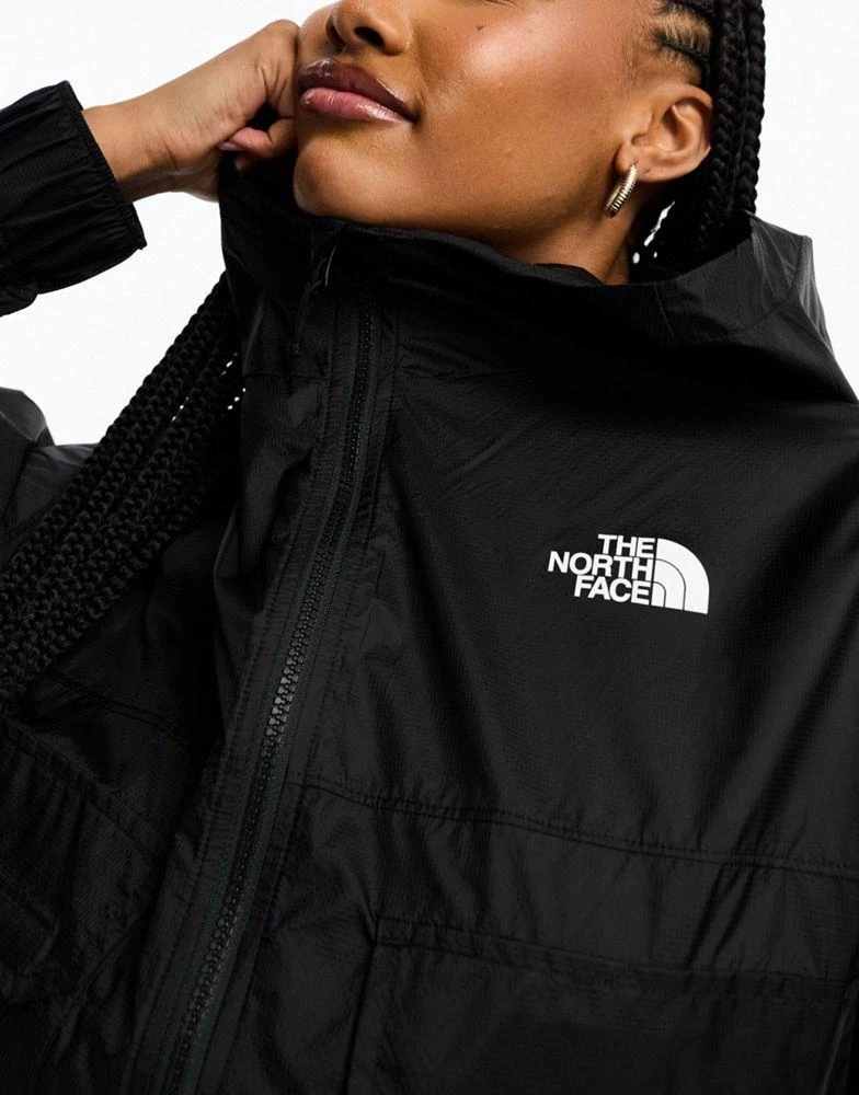 The North Face The North Face Nekkar boxy hooded water repellent jacket in black Exclusive at ASOS 2