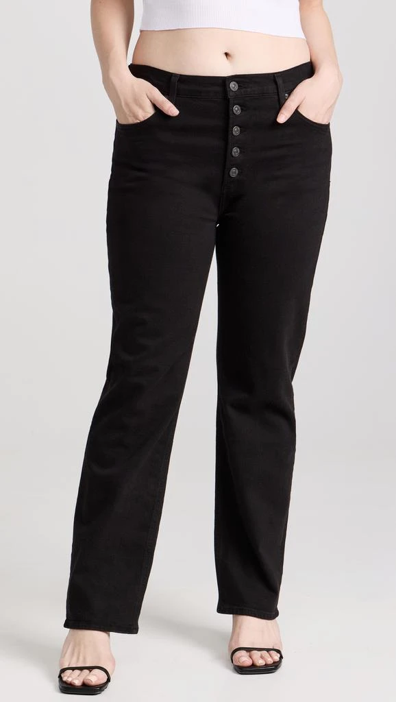 Citizens of Humanity Daphne High Rise Stovepipe Exposed Fly Jeans 7