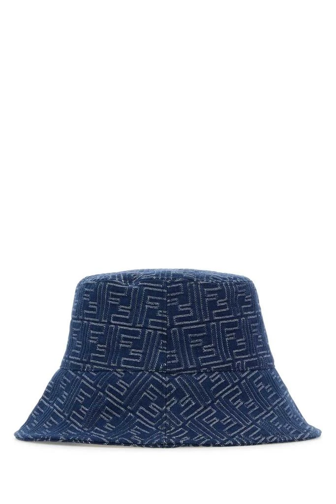 Fendi Fendi FF Jacquard Denim Bucket Hat 3