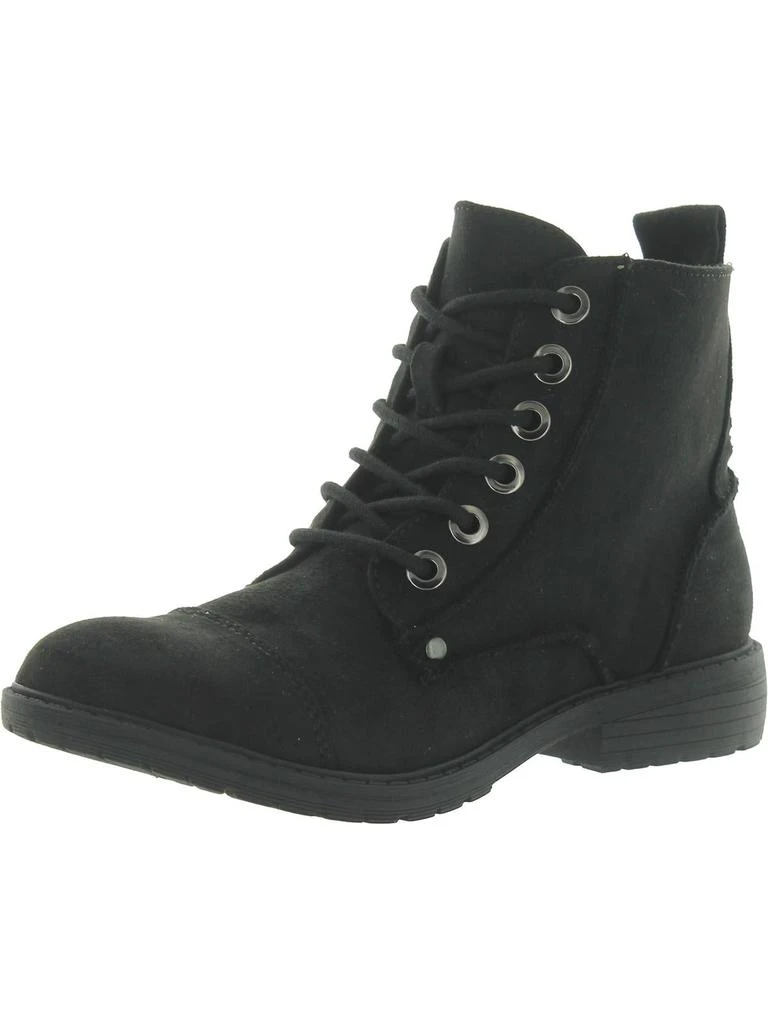 Very G Birdie  Womens Pull On Round Toe Combat & Lace-up Boots 1