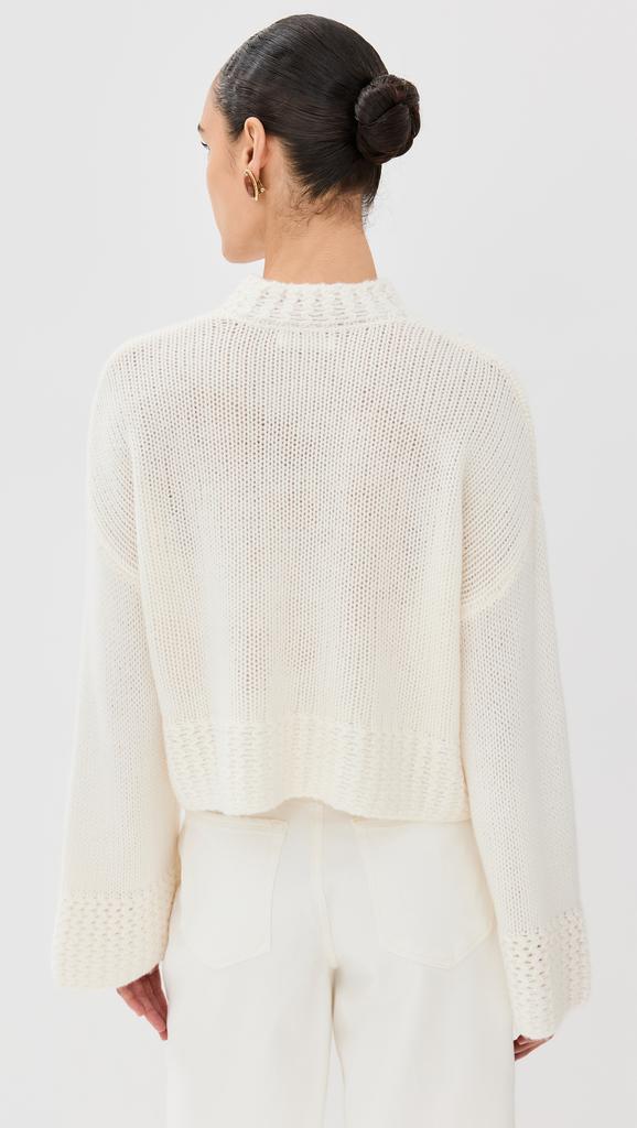 Sablyn Phoenix Bell Sleeve Crewneck Cashmere Pullover
