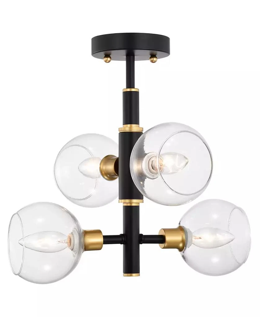 Home Accessories 15" Silvia 4-Light Indoor Semi-Flush Mount Ceiling Light