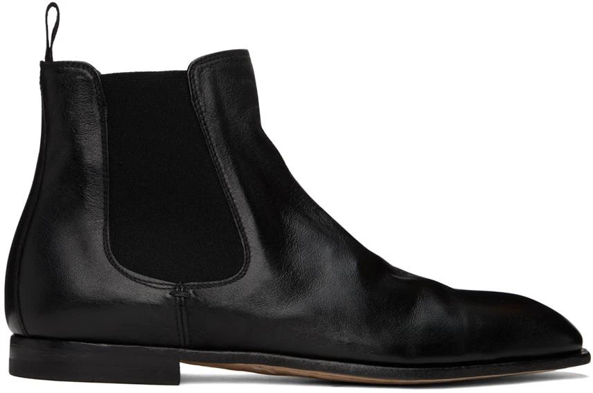 NEW OFFICINE CREATIVE men\'s frida seta nabu nero frontiere 004 boots in black Men main image 3