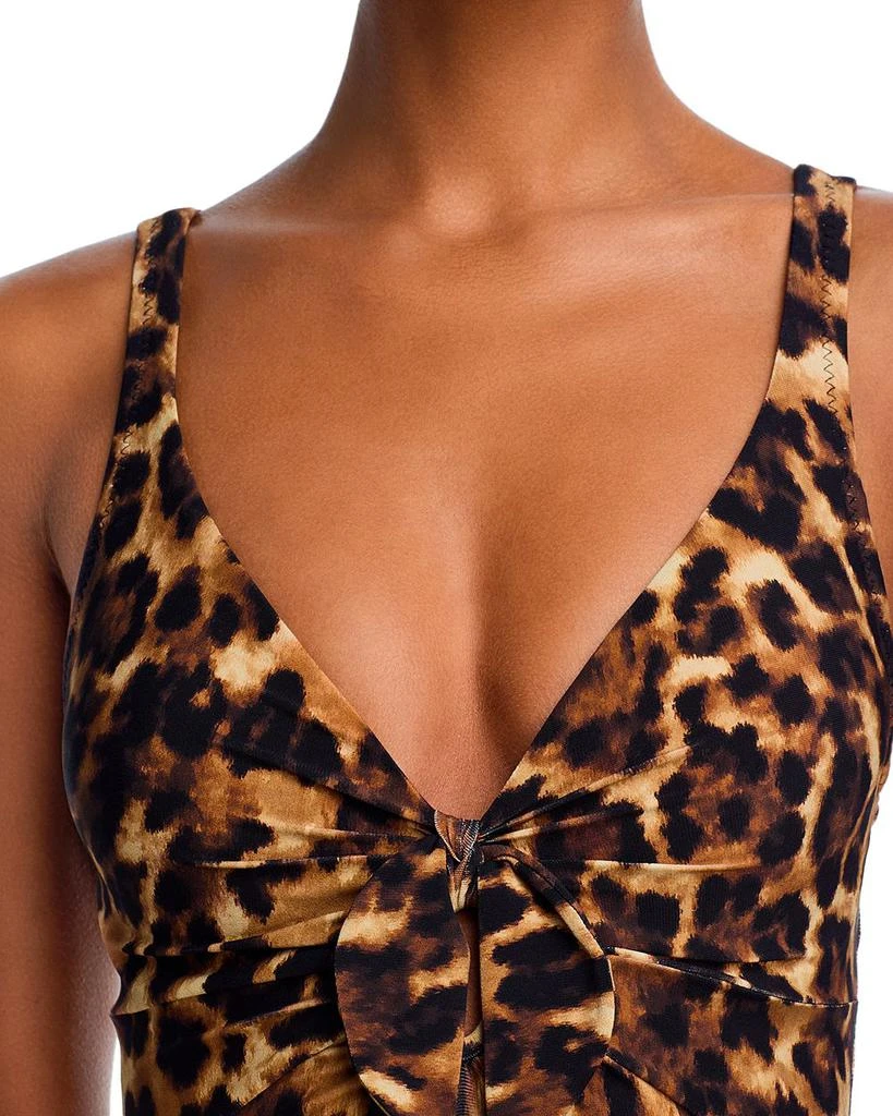 Robin Piccone Leopard Print One Piece Swimsuit - Exclusive 3