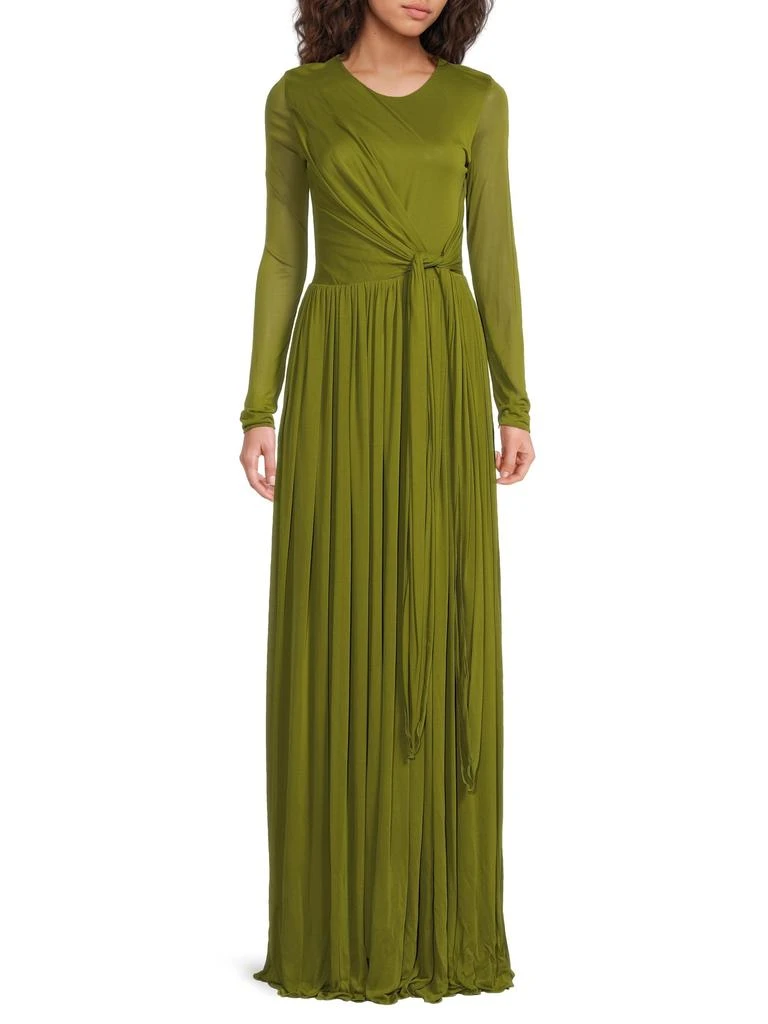 Sheer-Sleeve Silk-Blend Maxi Dress  On Sale Now with Up to 89% Off |  Discover Exclusive Deals & Savings at BeyondStyle  Authentic Giambattista  Valli Women's|women's|women's apparel|dresses|a-line with Limited-Time  Discounts, Free Shipping,