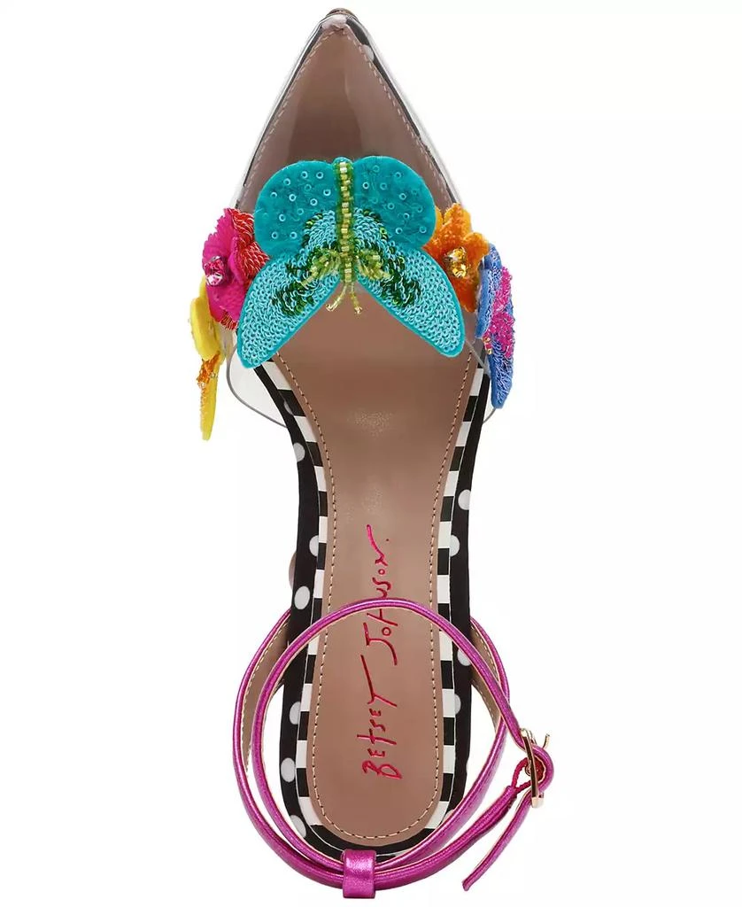 Betsey Johnson Women's Kamilla Butterfly Vinyl Pumps 4