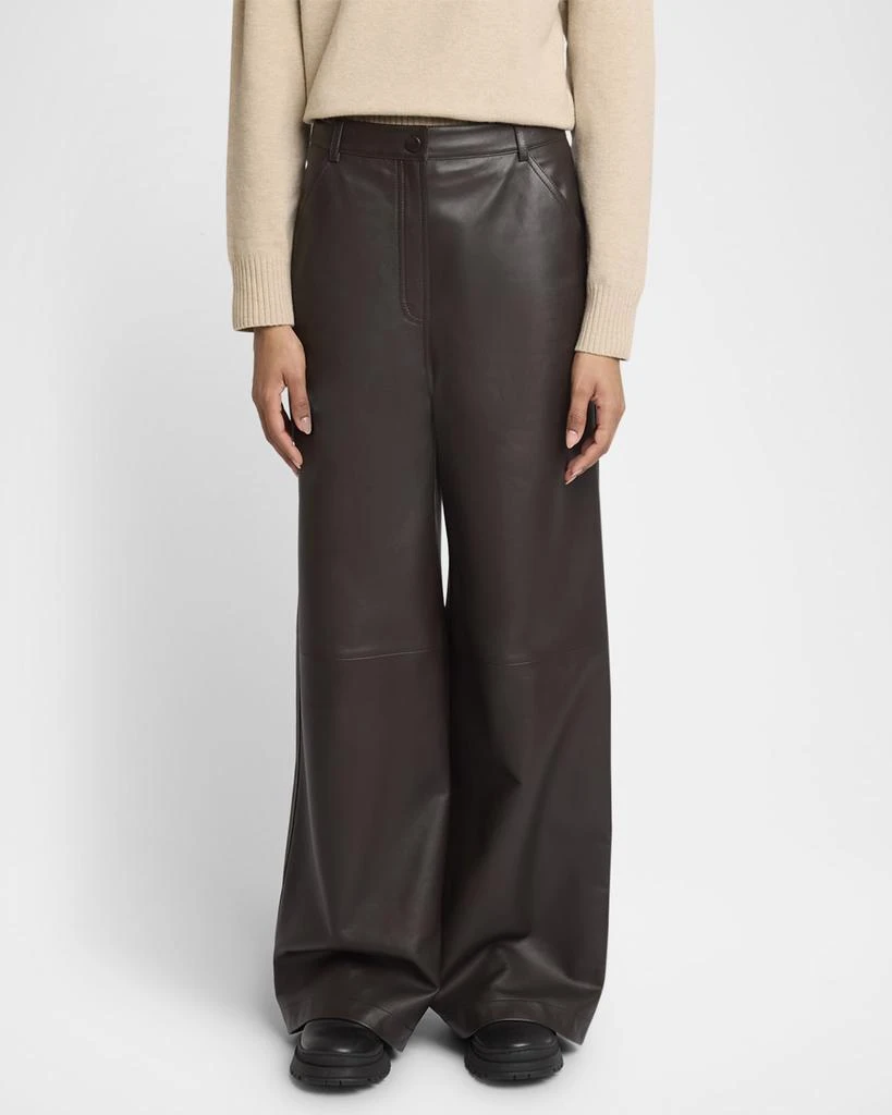 Yves Salomon Leather Pants 1