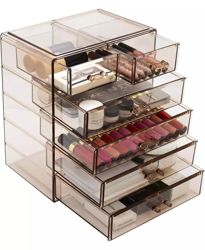 Sorbus 6 Drawer Clear Organizer Case for Cosmetics, Makeup and Jewelry (4 Large, 2 Small Drawers) 7