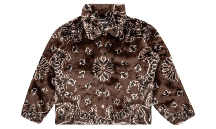 Supreme Supreme Bandana Faux Fur Bomber Jacket 1