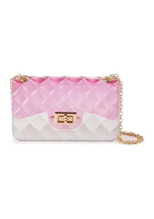 Riviera Quilted Texture Jelly Bag with Chain