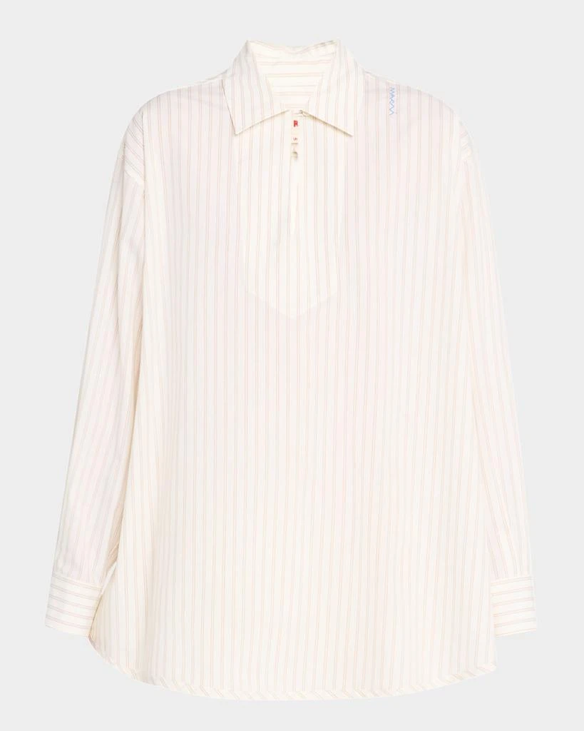 Marni Striped Collared Top 1