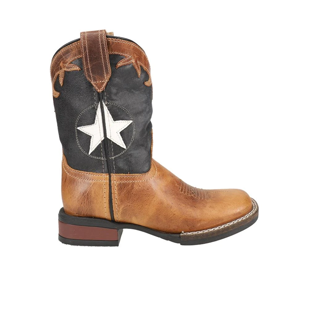 Roper Monterey Star Square Toe Cowboy Boots (Little Kid-Big Kid)